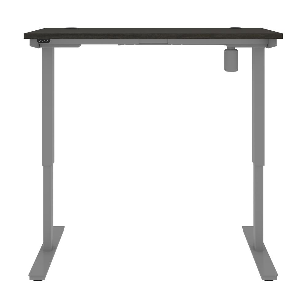 Bestar Upstand 24” x 48” Standing Desk in deep grey. Picture 3