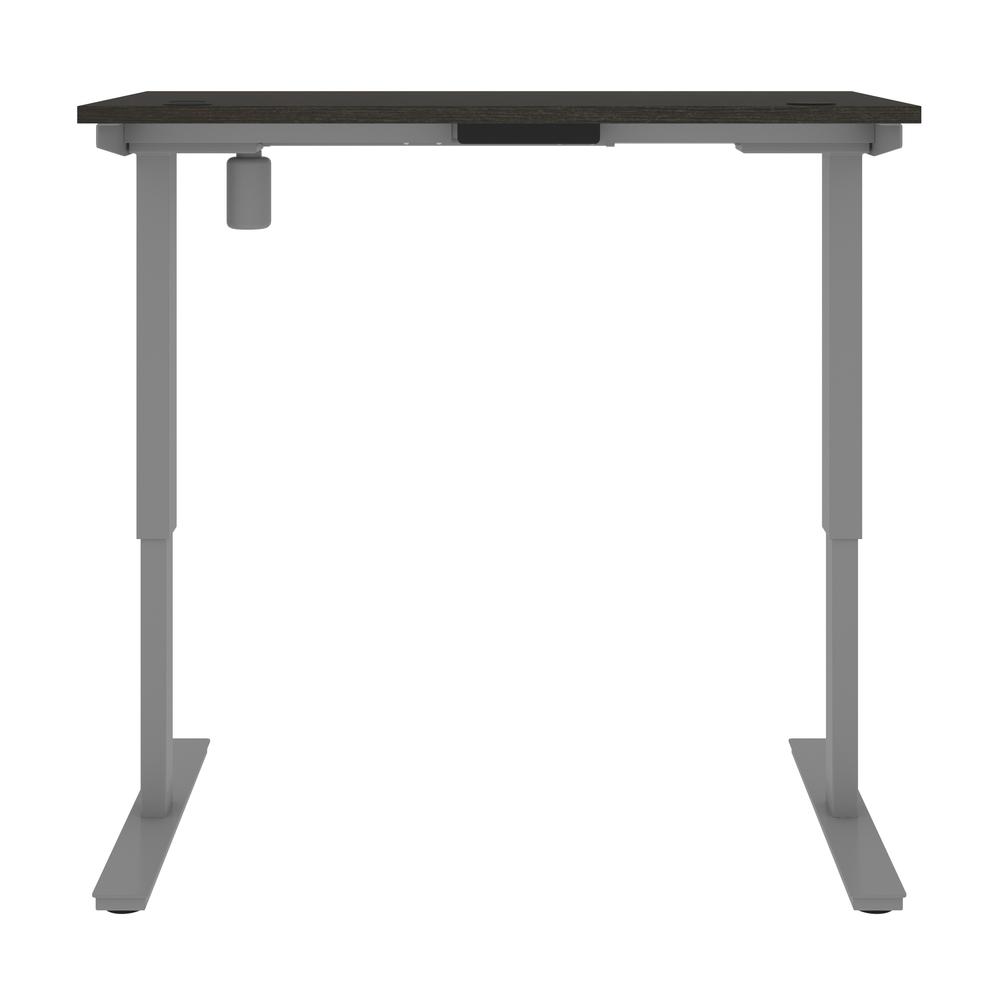 Bestar Upstand 24” x 48” Standing Desk in deep grey. Picture 5