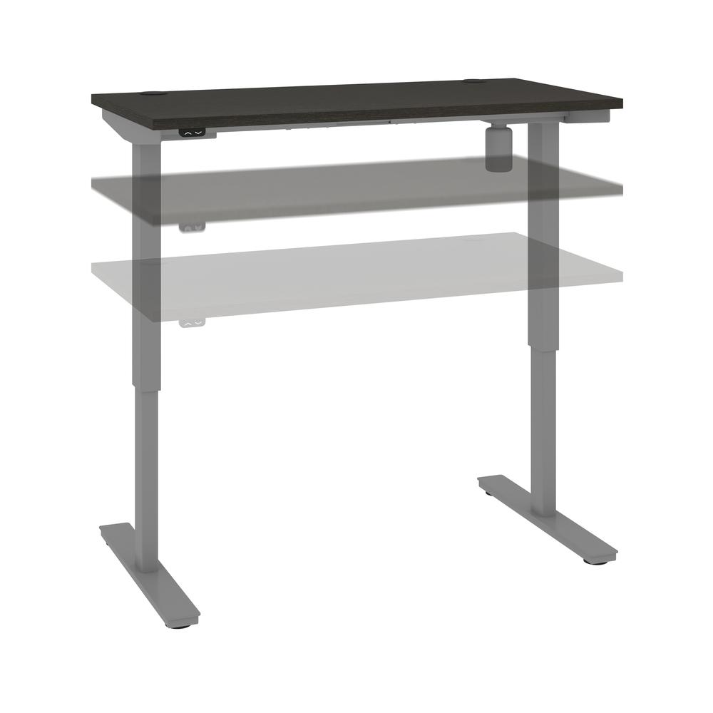 Bestar Upstand 24” x 48” Standing Desk in deep grey. Picture 7