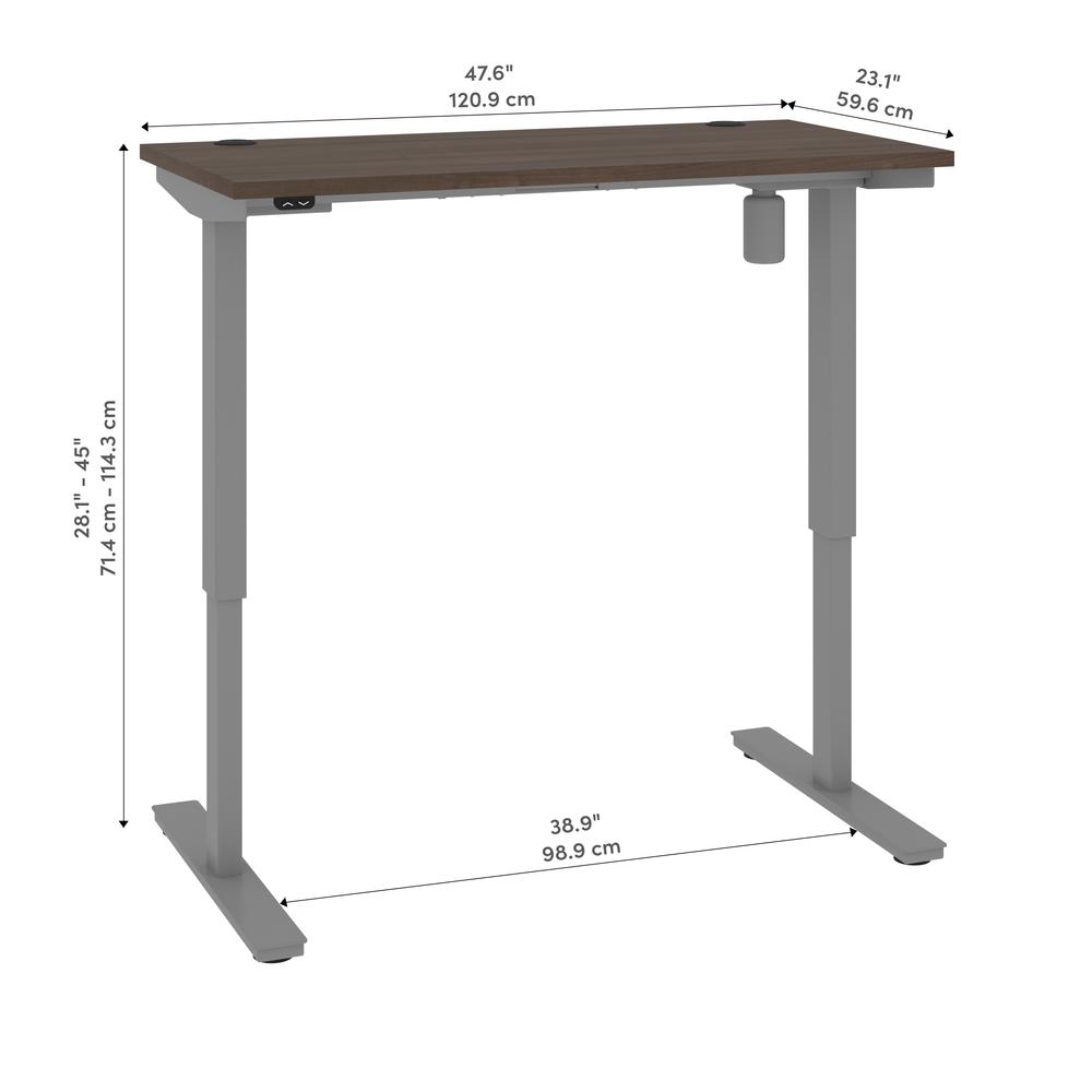 Bestar Upstand 24” x 48” Standing Desk in antigua. Picture 13