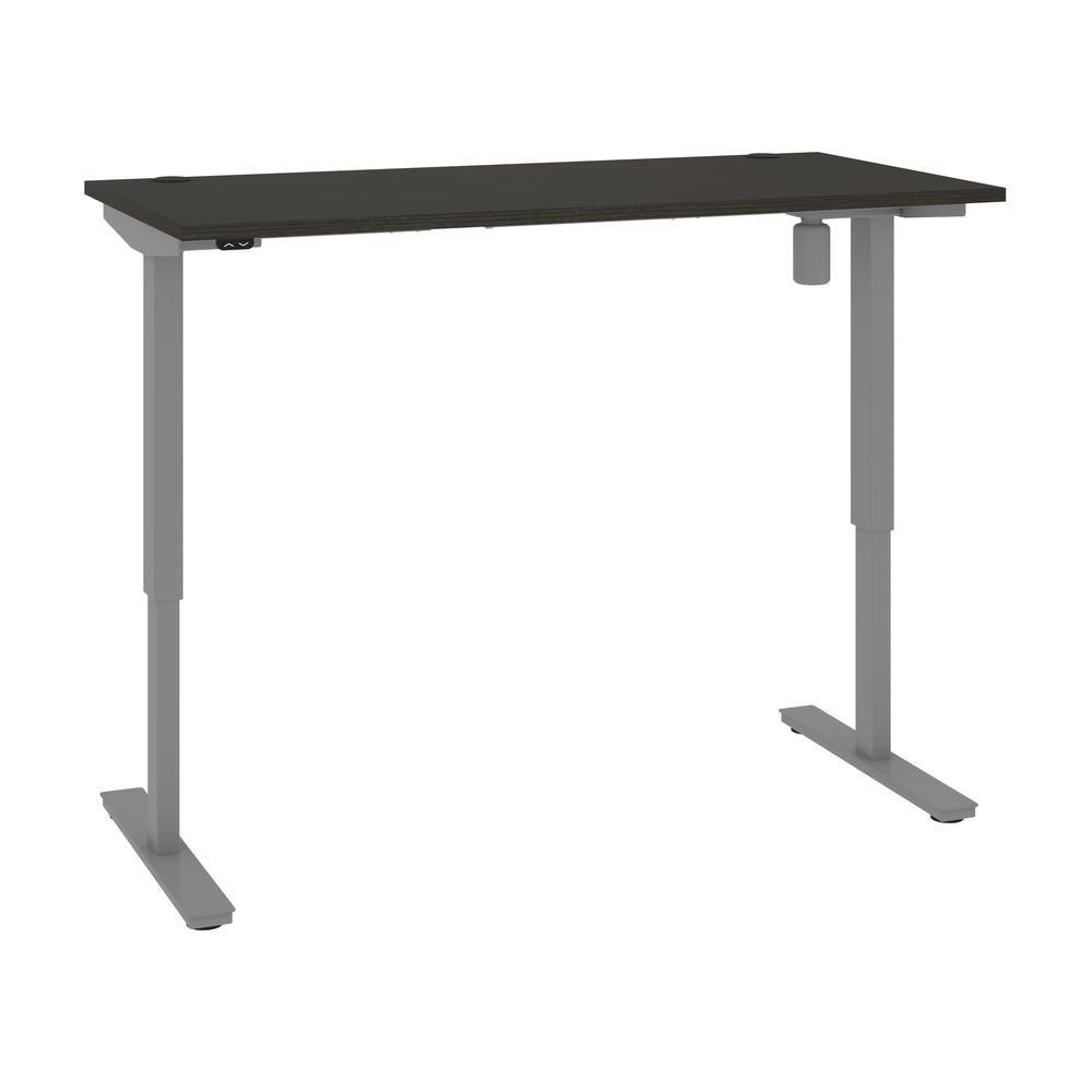 Bestar Upstand 30” x 60” Standing Desk in deep grey. Picture 1