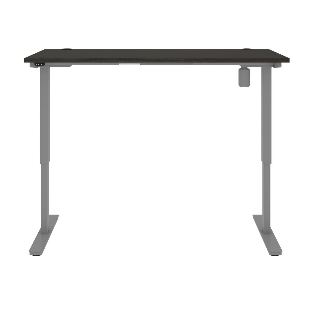 Bestar Upstand 30” x 60” Standing Desk in deep grey. Picture 4