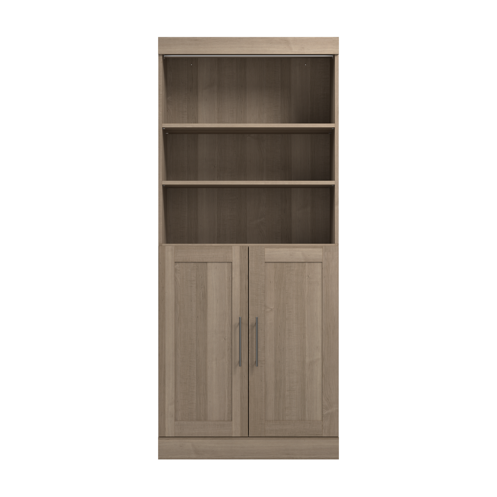 Pur 36W Closet Organizer with Doors in Ash Gray. Picture 5