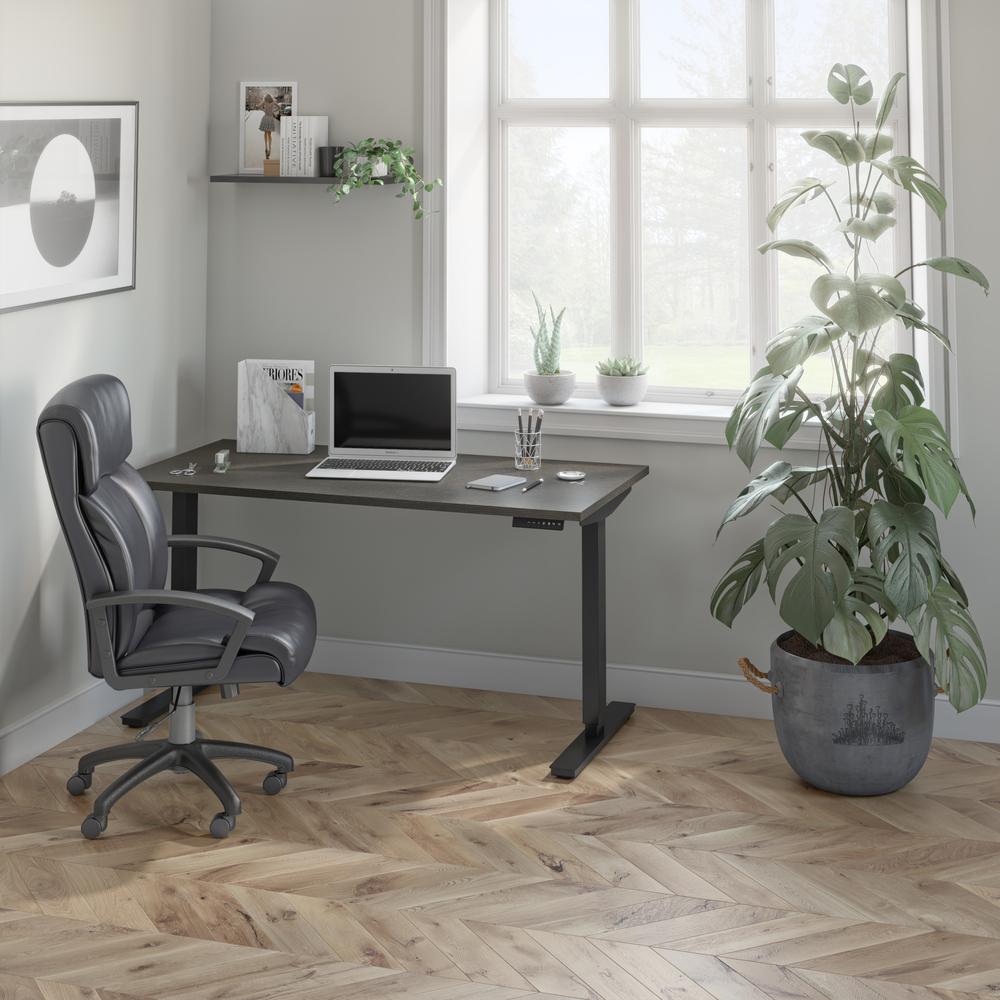BESTAR Universel 30“ x 60“ Standing desk  in deep grey. Picture 6