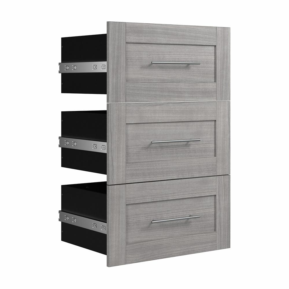 Pur 3 Drawer Set for Pur 25W Closet Organizer in Platinum Gray. Picture 1