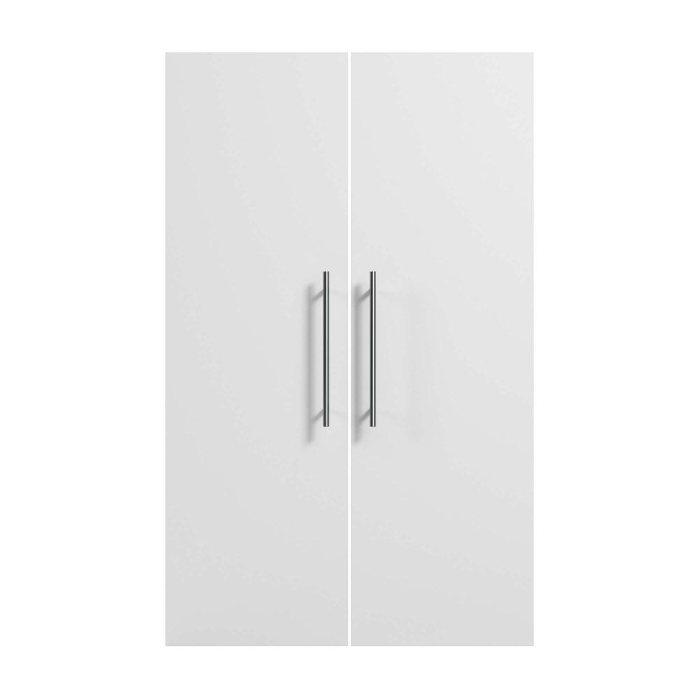 2 Door Set for Nebula Closet Organizer in White. Picture 2
