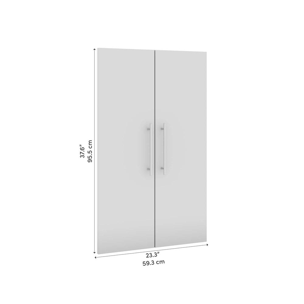 2 Door Set for Nebula Closet Organizer in White. Picture 4