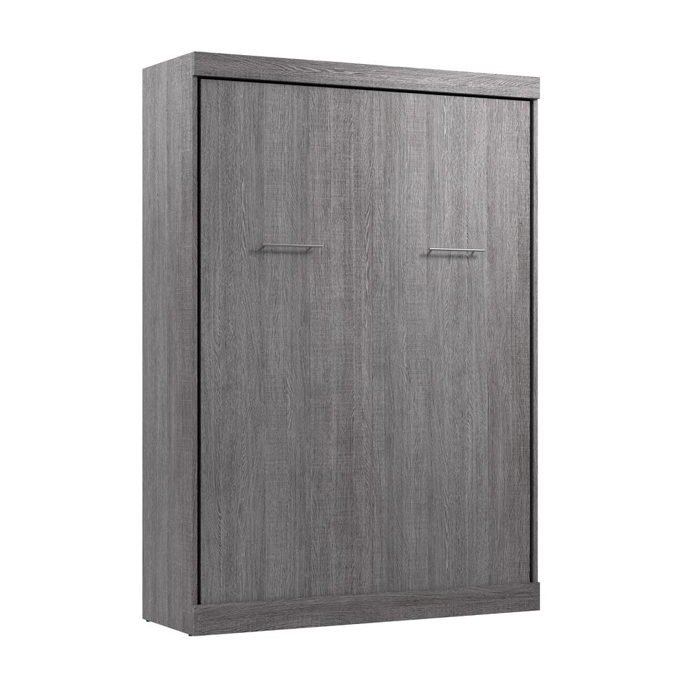 Nebula 59W Full Murphy Bed in Bark Gray. Picture 1