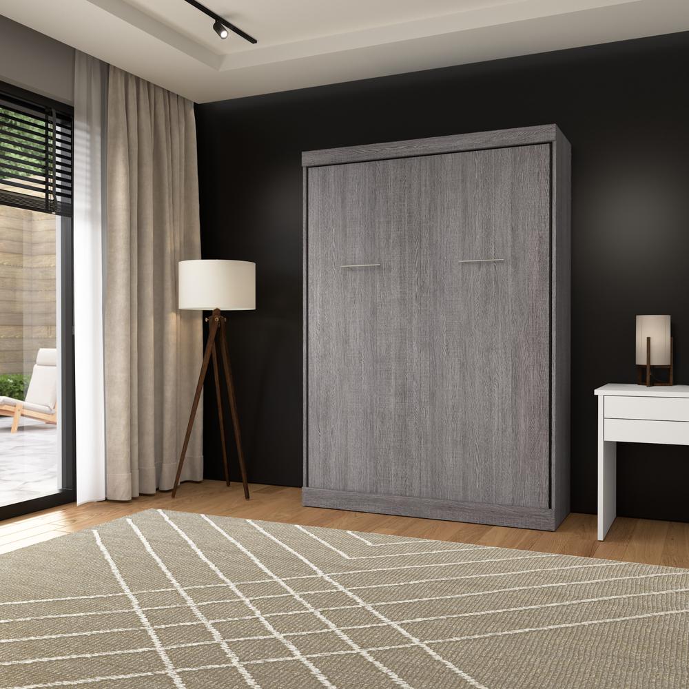 Nebula 59W Full Murphy Bed in Bark Gray. Picture 17