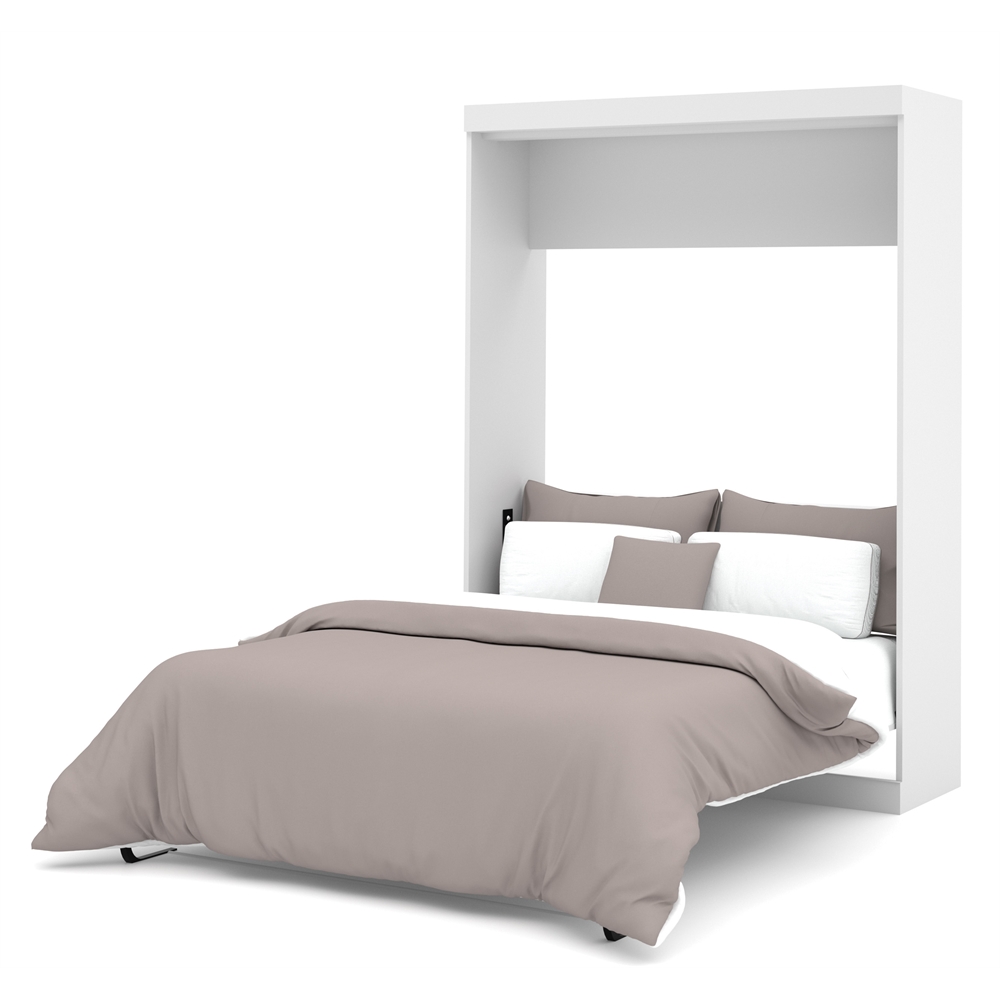 Nebula Full Wall bed in White. Picture 1