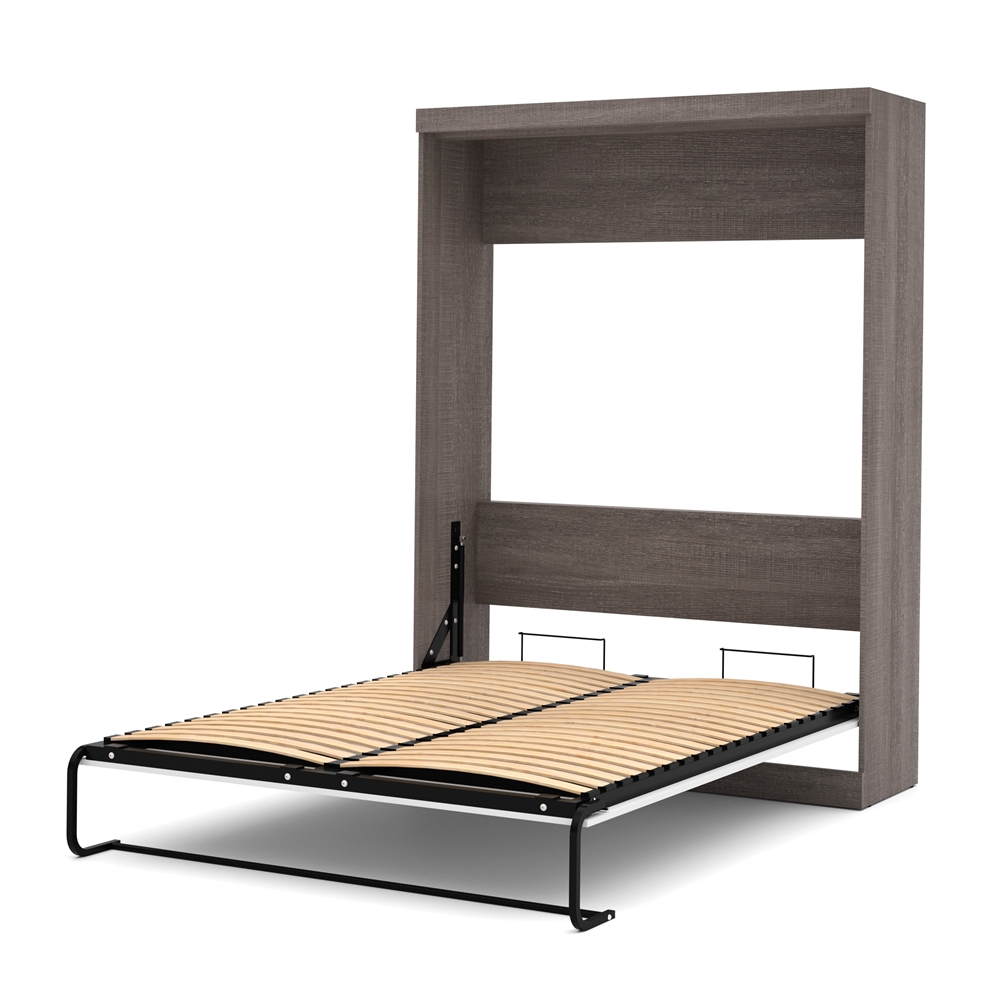 Nebula 115" Queen Wall bed kit in Bark Gray & White. Picture 3