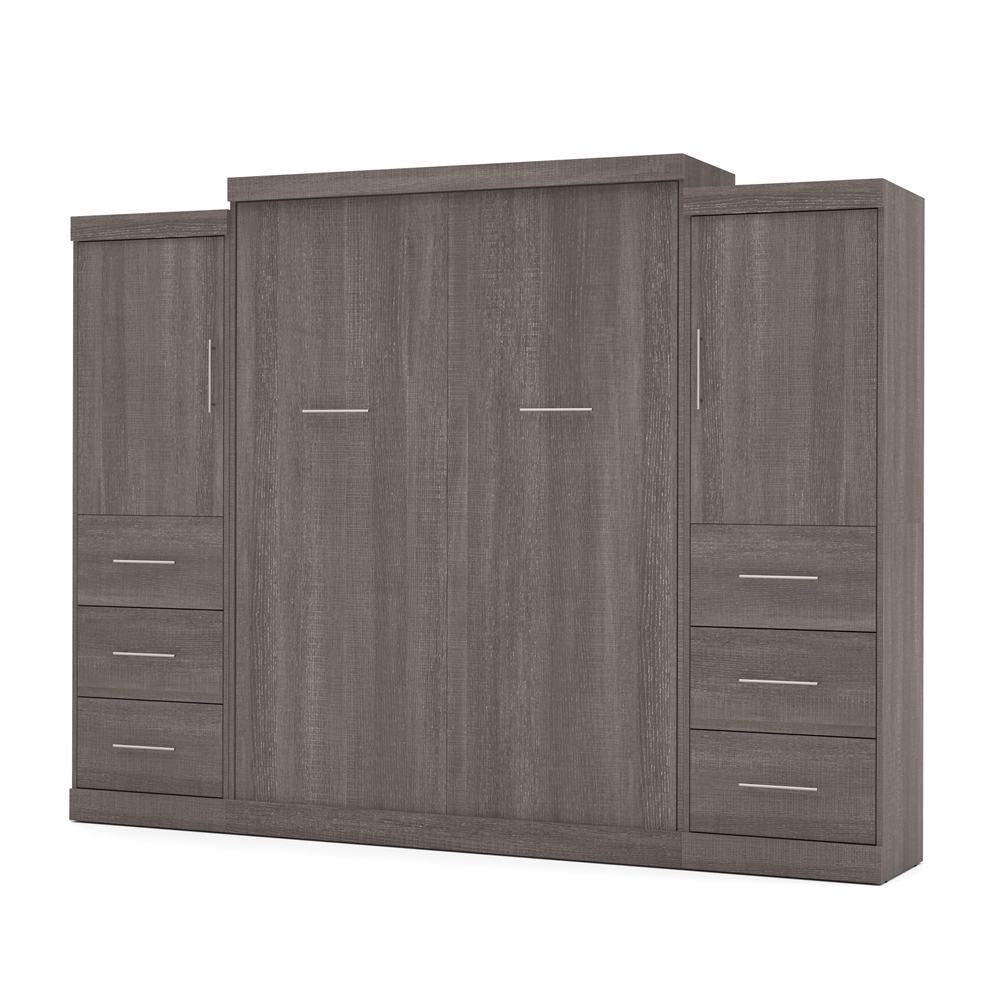 Nebula 115" Queen Wall bed kit in Bark Gray. Picture 2