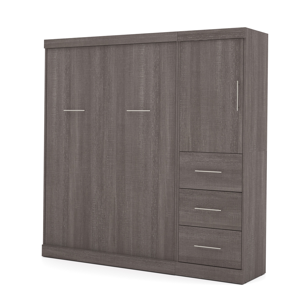 Nebula 84" Full Wall bed kit in Bark Gray. Picture 2