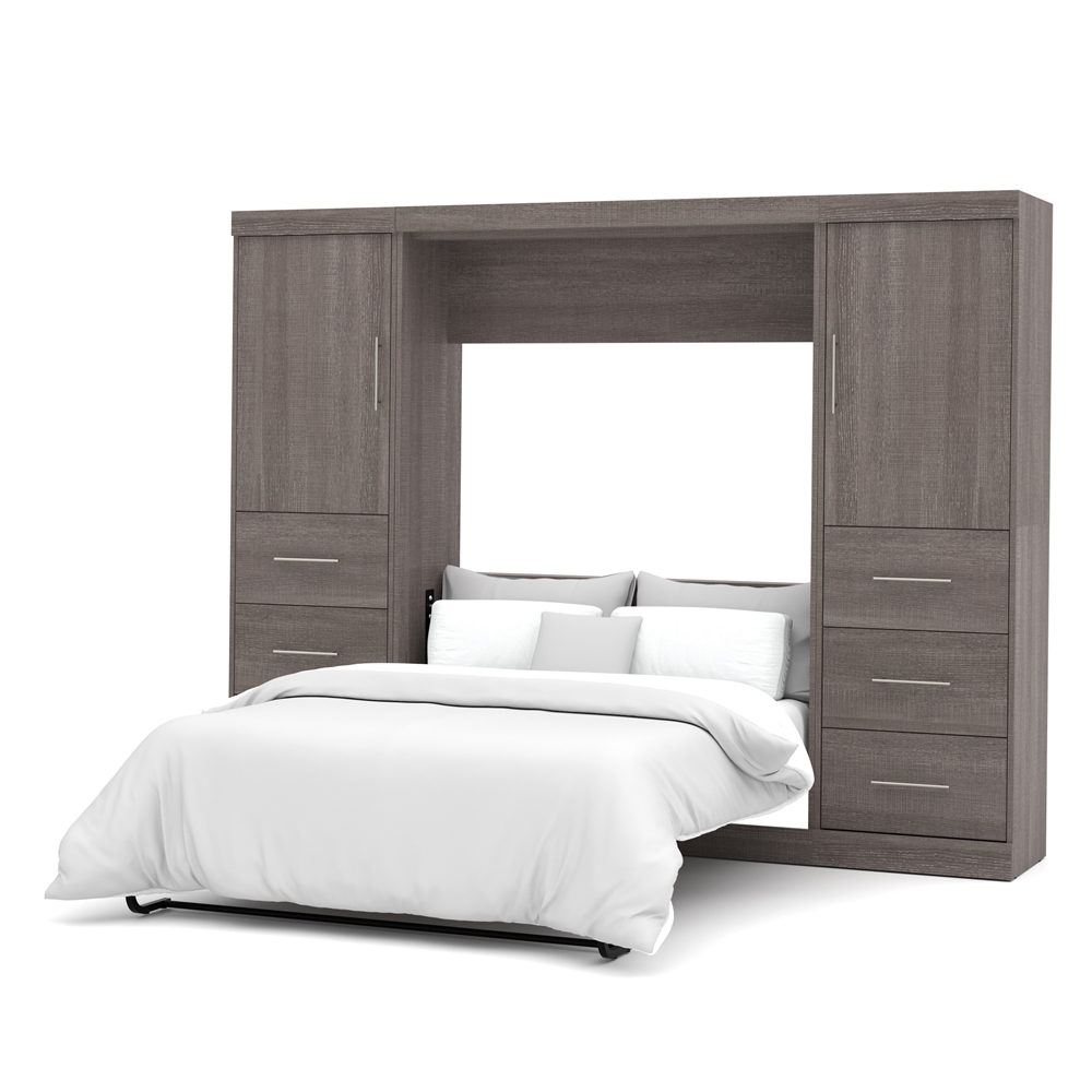 Nebula 109" Full Wall bed kit in Bark Gray. Picture 1