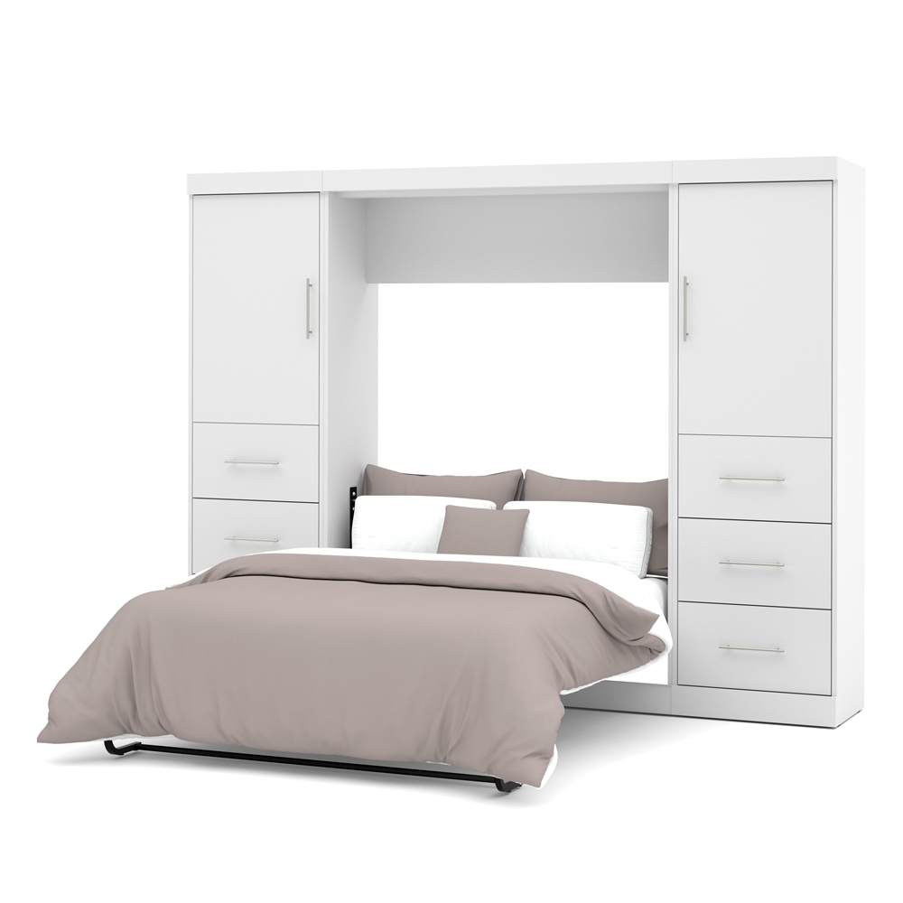 Nebula 109" Full Wall bed kit in White. Picture 1