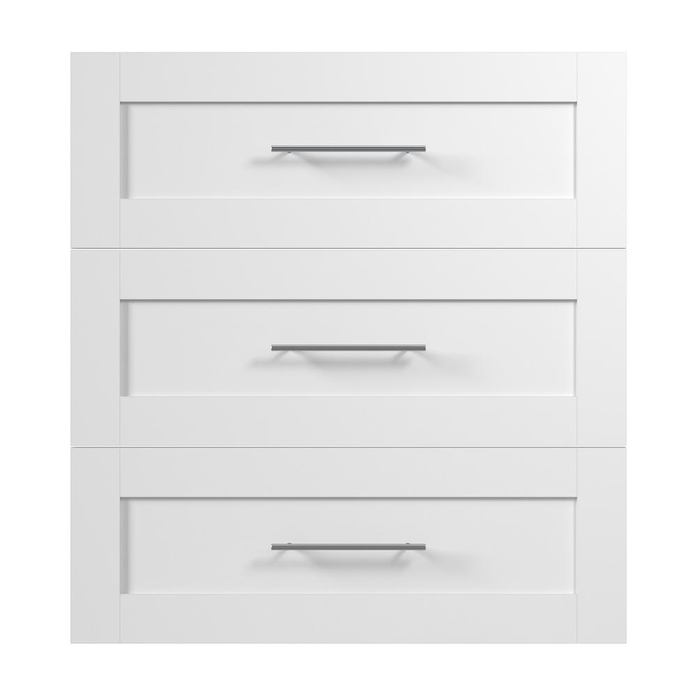 Bestar Pur 3 Drawer Set for Pur 36W Closet Organizer White. Picture 1