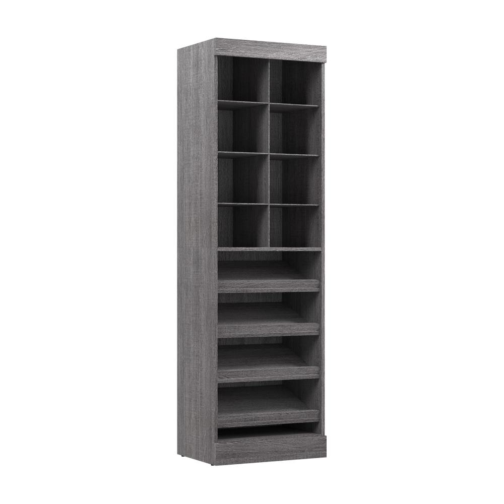 25" Multi-Storage Cubby in Bark Gray. Picture 1