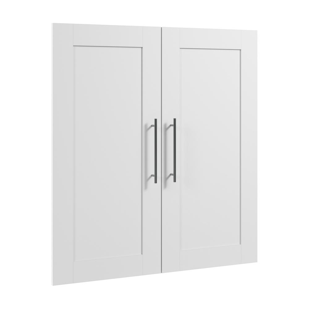 Bestar Pur 2 Door Set for Pur 36W Closet Organizer , White. Picture 1