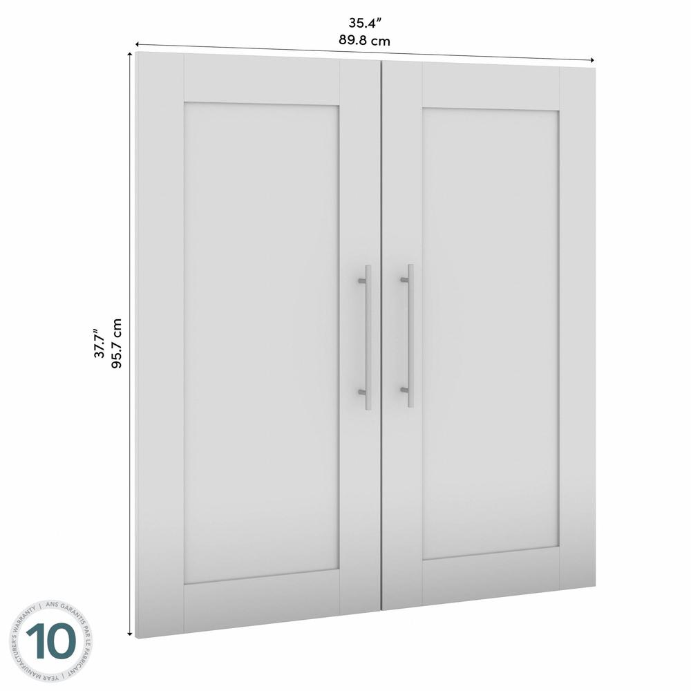 Bestar Pur 2 Door Set for Pur 36W Closet Organizer , White. Picture 5