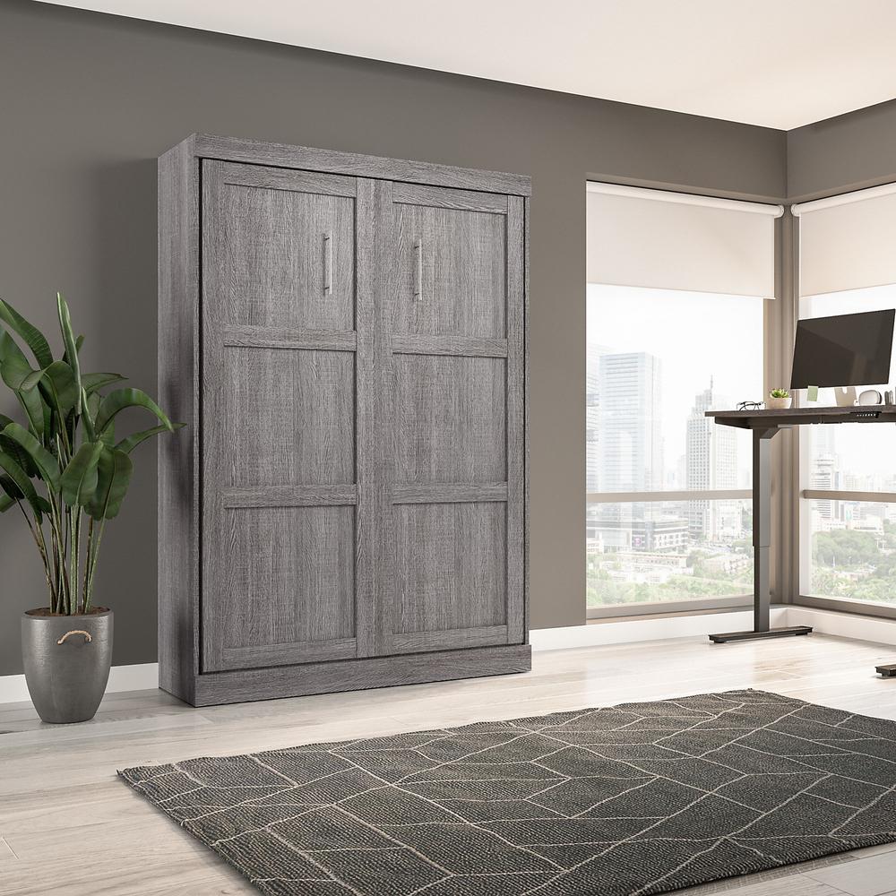 Bestar Pur 59W Full Murphy Bed in Bark Grey. Picture 3