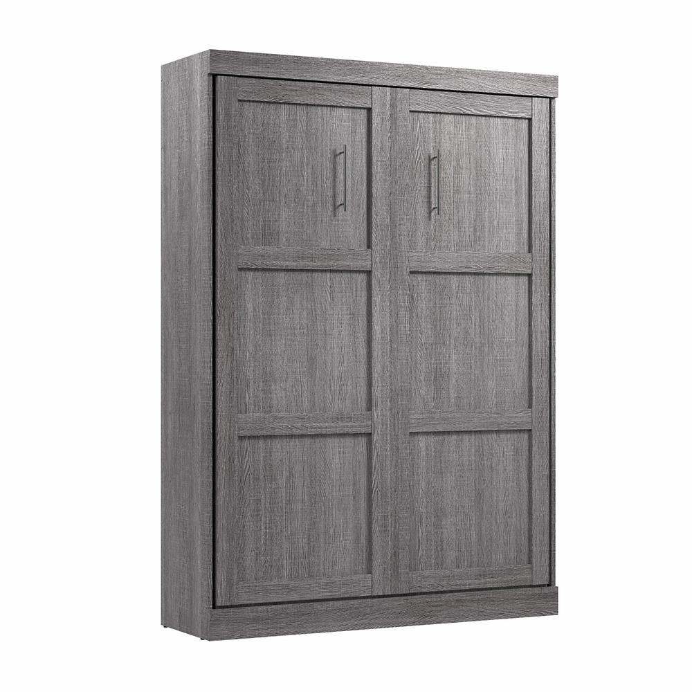 Bestar Pur 59W Full Murphy Bed in Bark Grey. Picture 1