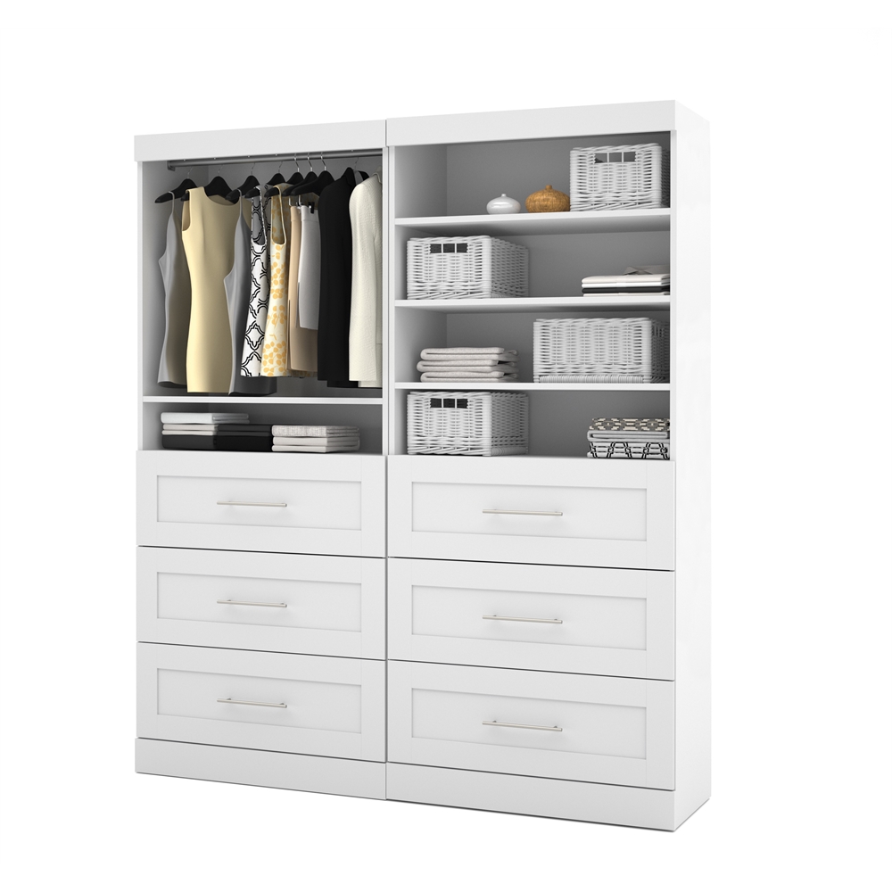 Pur 72" Storage kit in White. Picture 1