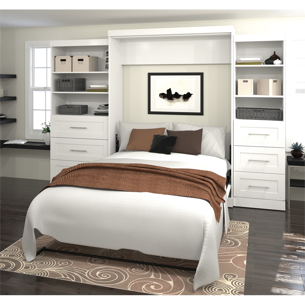 Pur 126" Queen Wall bed kit in White. Picture 2