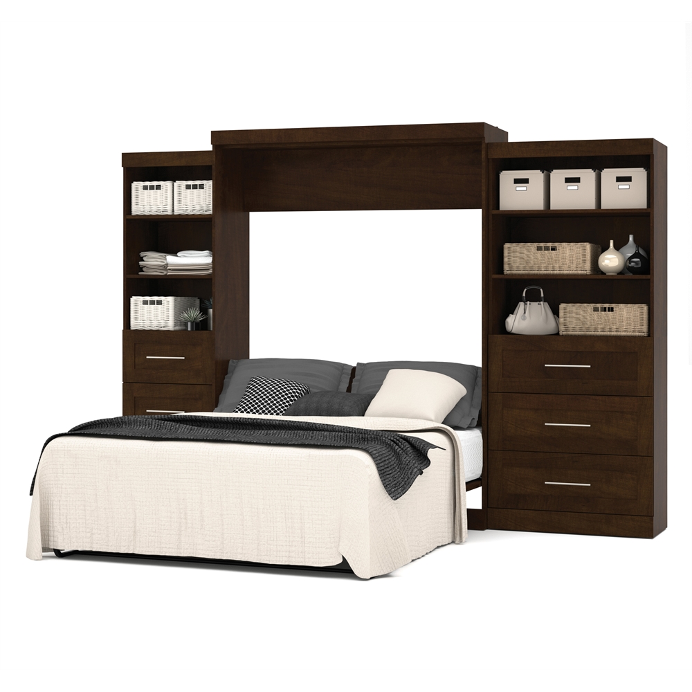 Pur 126" Queen Wall bed kit in Chocolate. Picture 1