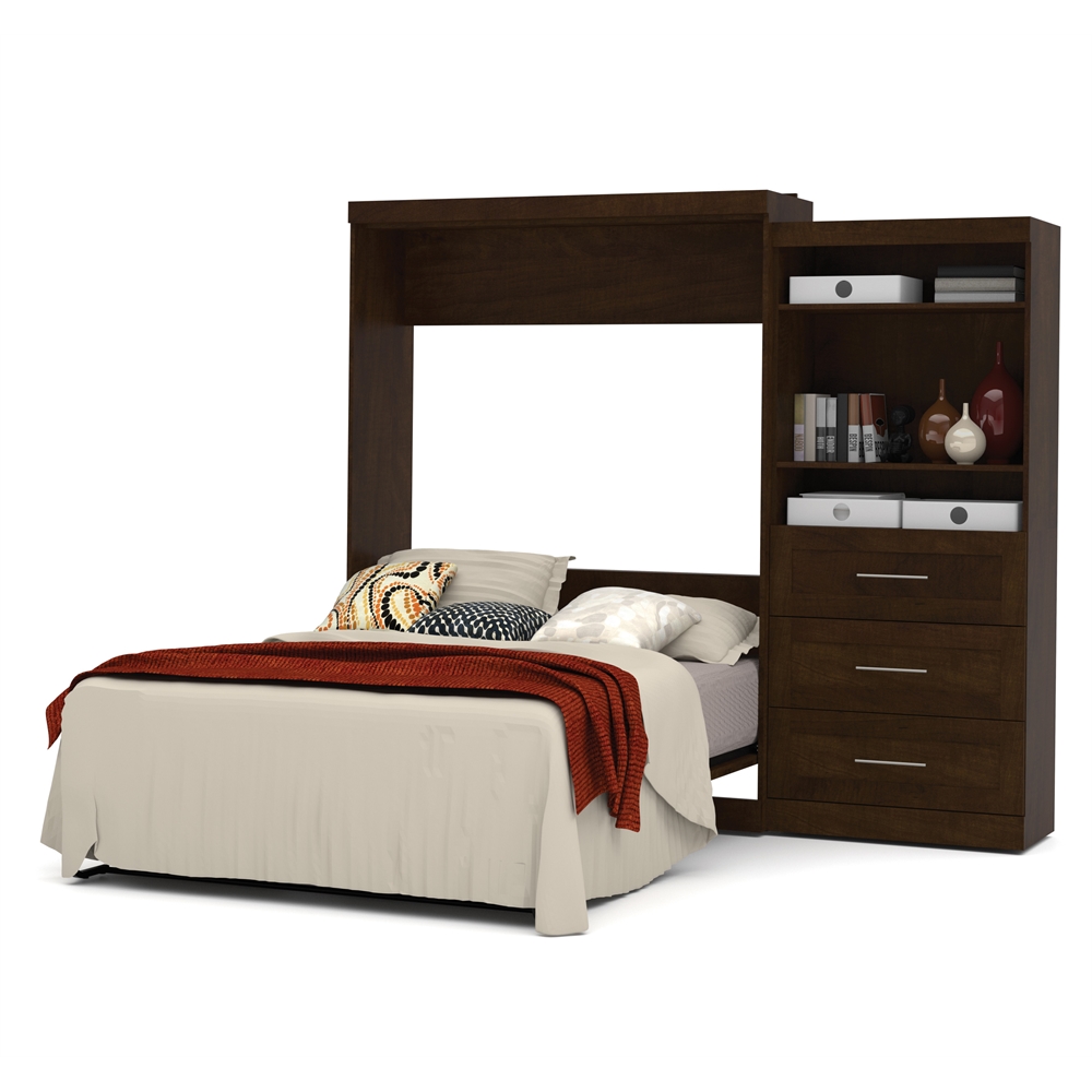 Pur 101" Queen Wall bed kit in Chocolate. Picture 1
