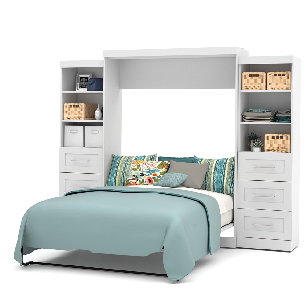 Pur 115" Queen Wall bed kit in White. Picture 1