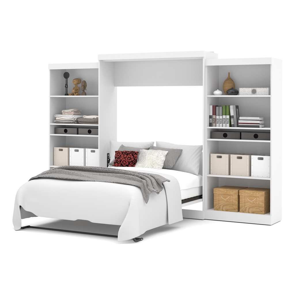 Pur 136" Queen Wall bed kit in White. Picture 1