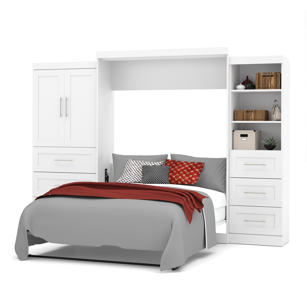 Pur 126" Queen Wall bed kit in White. Picture 1
