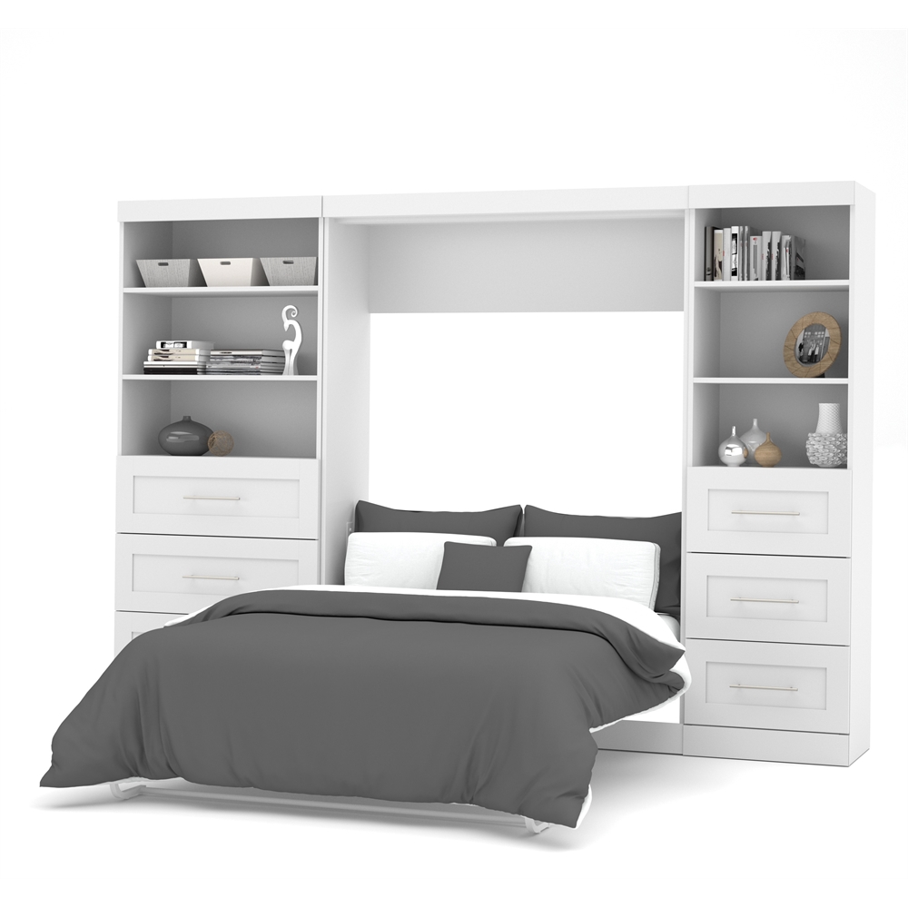 Pur 120" Full Wall bed kit in White. Picture 1