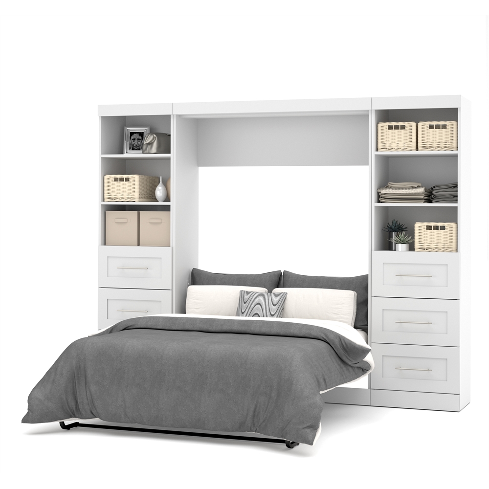 Pur 109" Full Wall bed kit in White. Picture 1