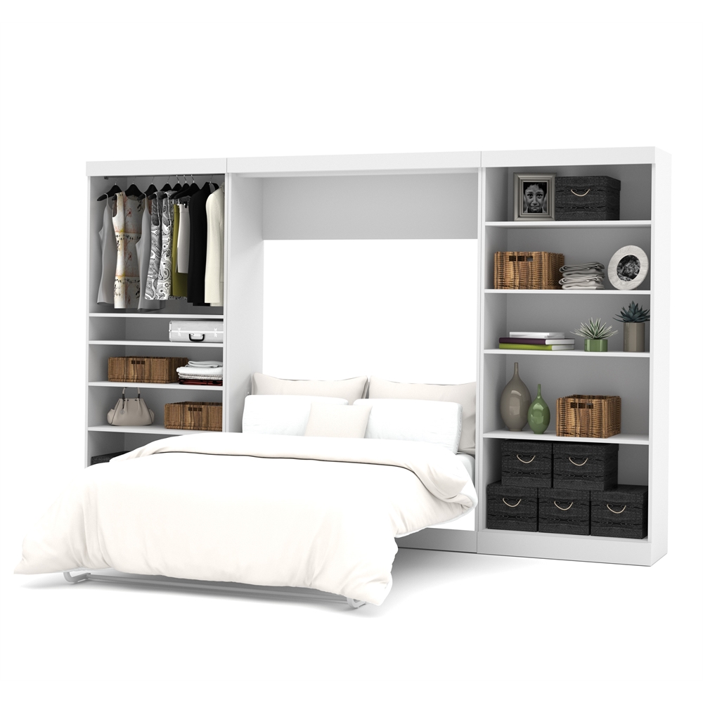 Pur 131" Full Wall bed kit in White. Picture 1