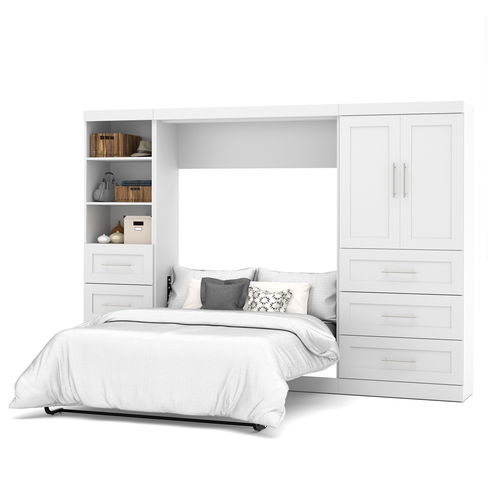 Pur 120" Full Wall bed kit in White. Picture 1
