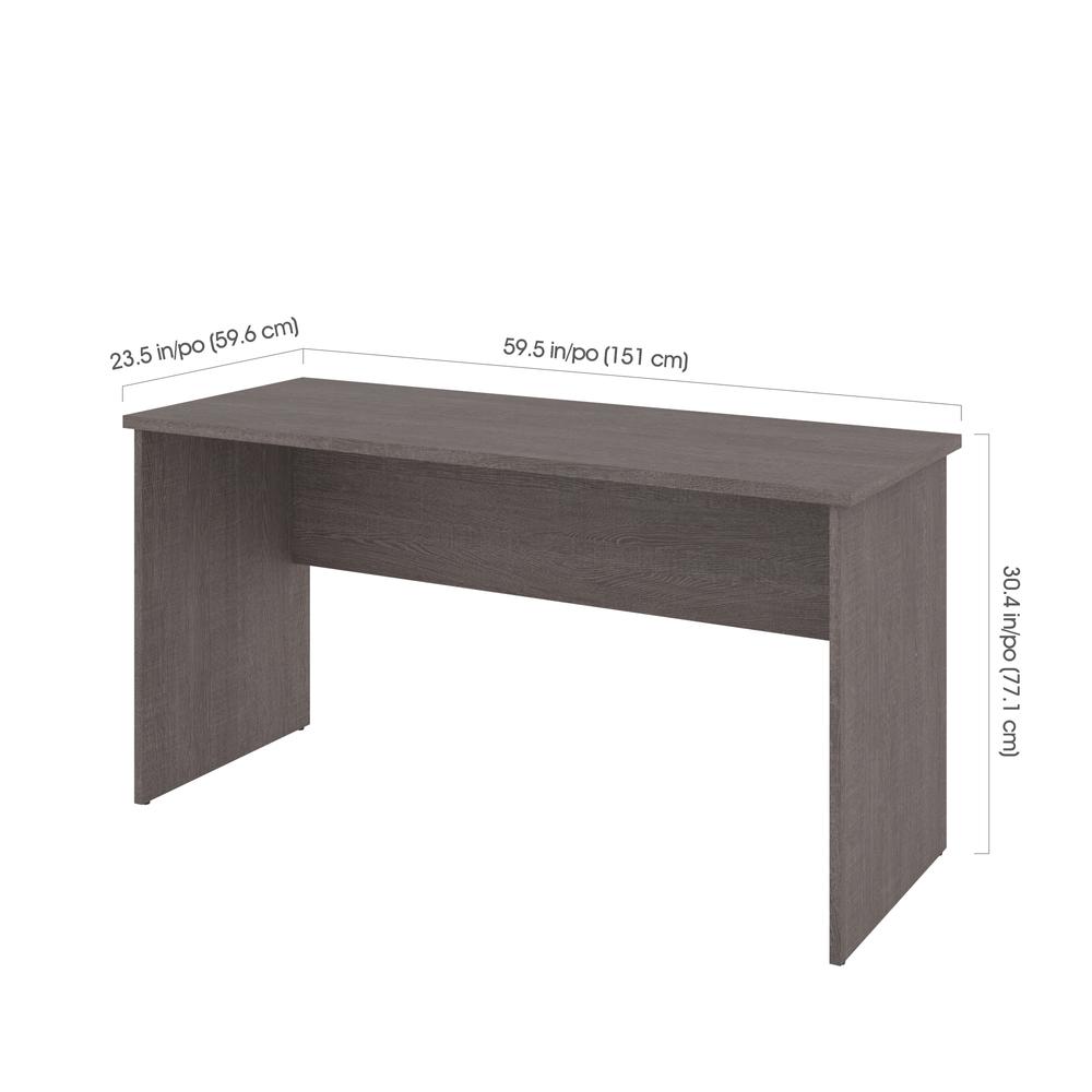 Innova Plus Desk - Bark Gray. Picture 6