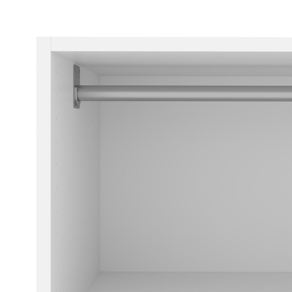 Versatile 36W Small Closet Organizer in White. Picture 5