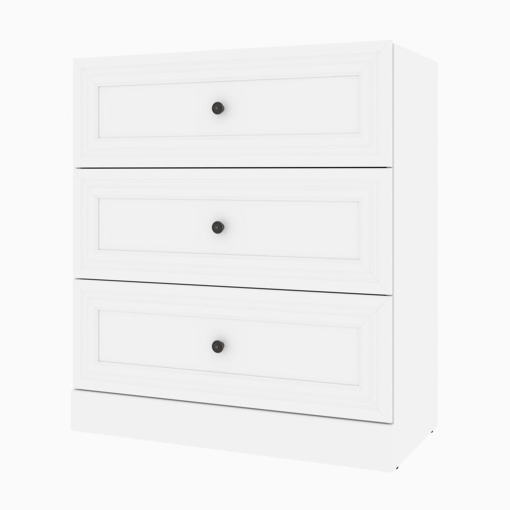 Versatile 36W Small Closet Organizer in White. Picture 3