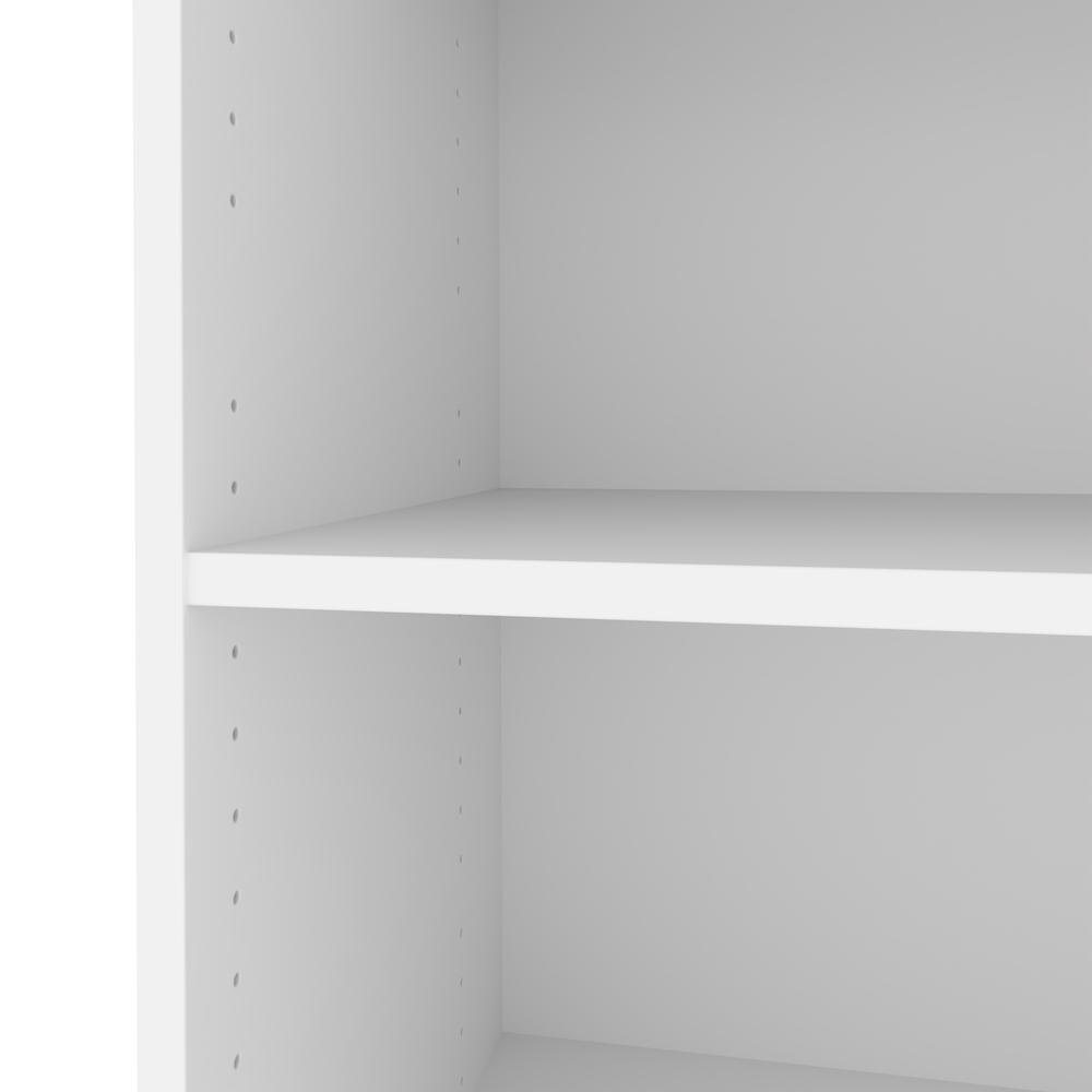 Versatile 36W Small Closet Organizer in White. Picture 6