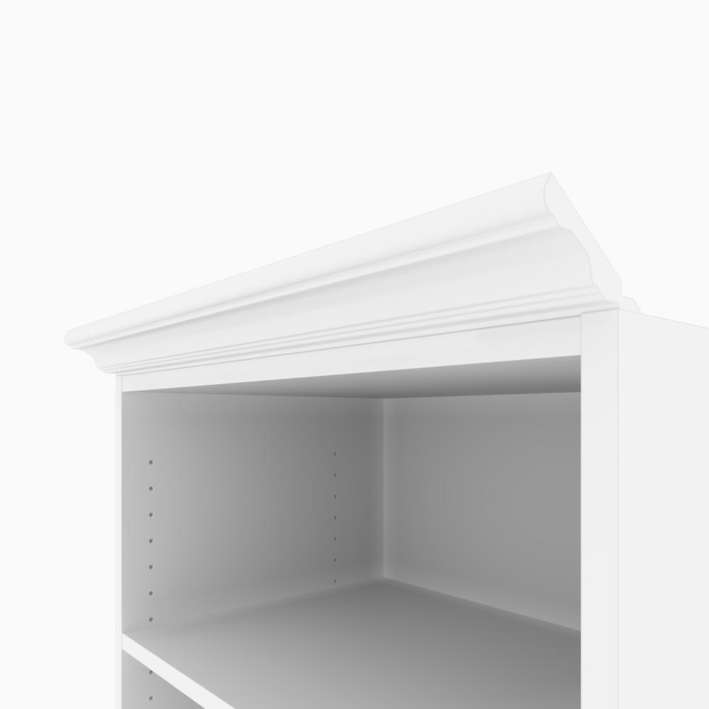 Versatile 25W Closet Organizer in White. Picture 4