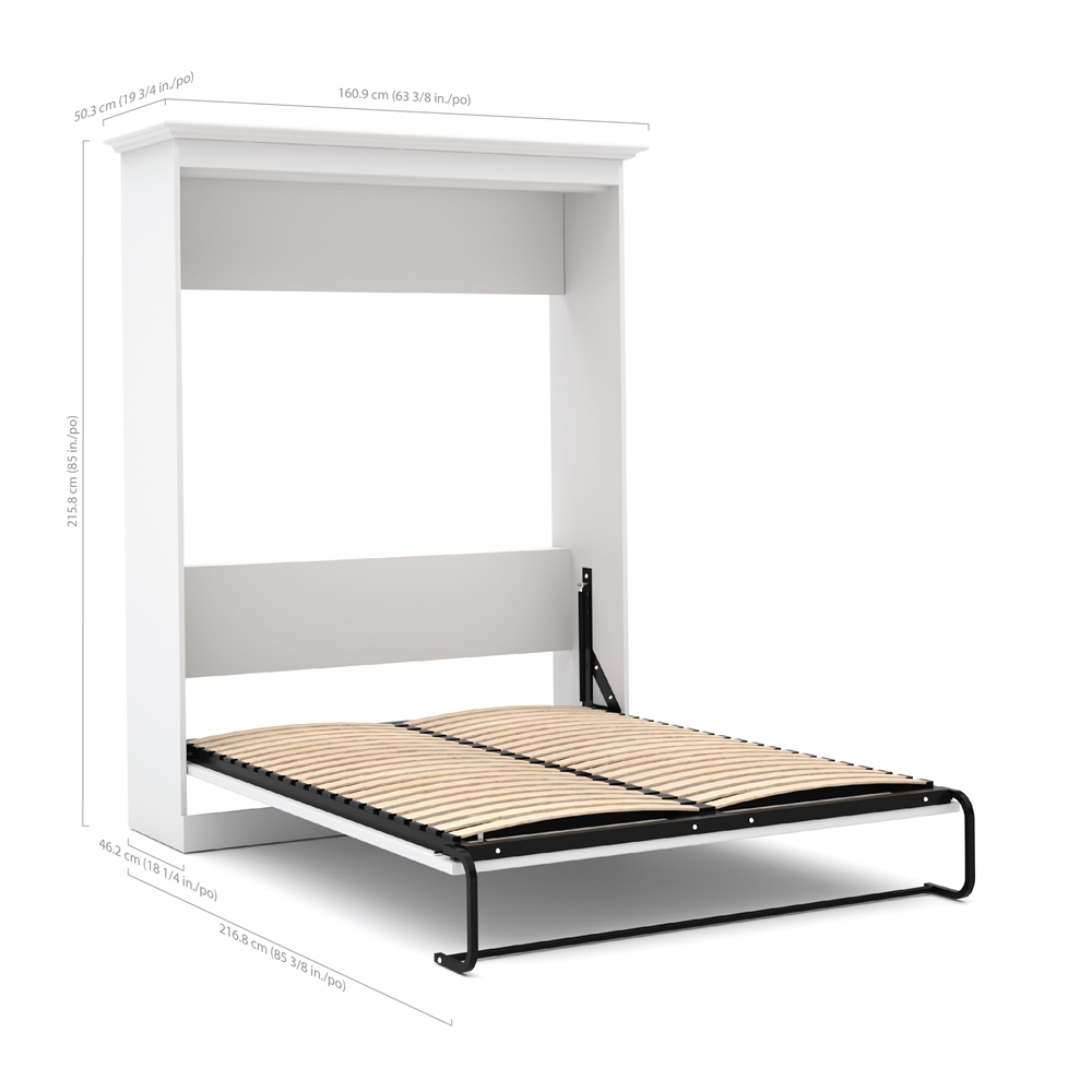 Versatile 109' Full Wall bed kit in White. Picture 4