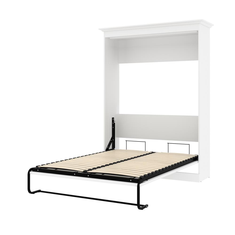 Versatile 64W Full Murphy Bed in White. Picture 7