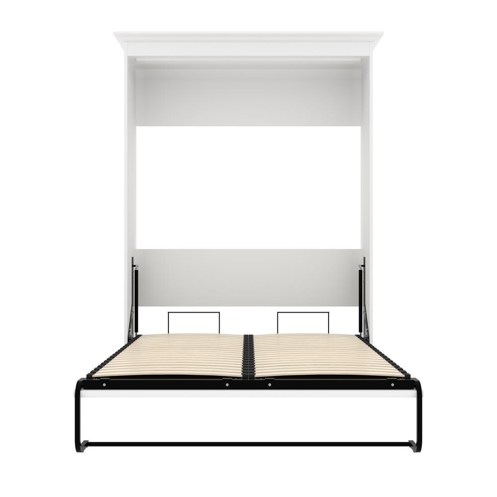 Versatile 64W Full Murphy Bed in White. Picture 6