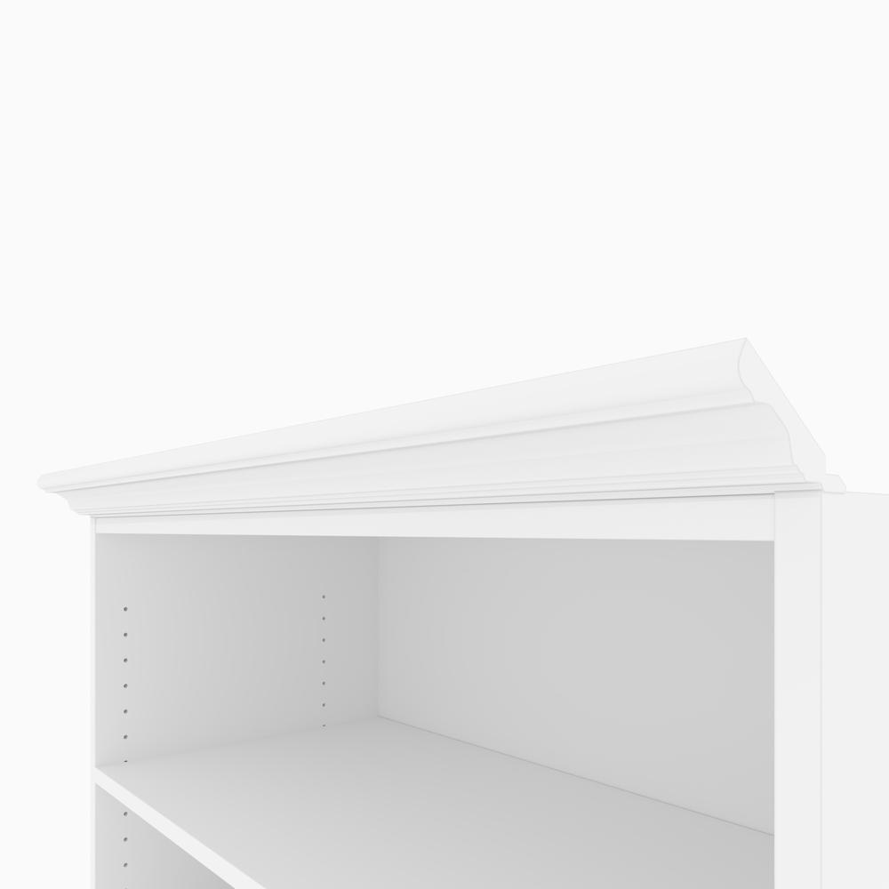 Versatile 36W Closet Organizer with Drawers in White. Picture 4