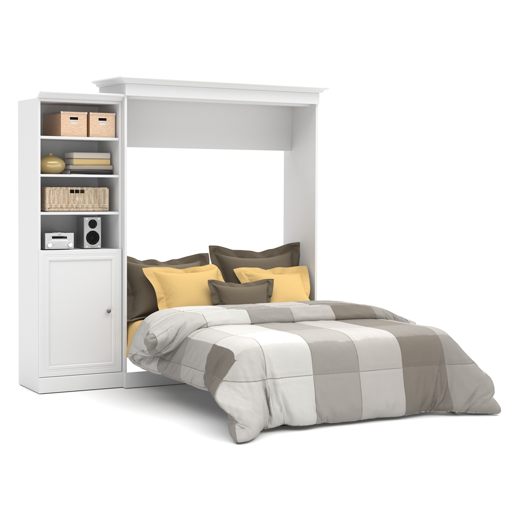 Versatile 92' Queen Wall bed kit in White. Picture 1