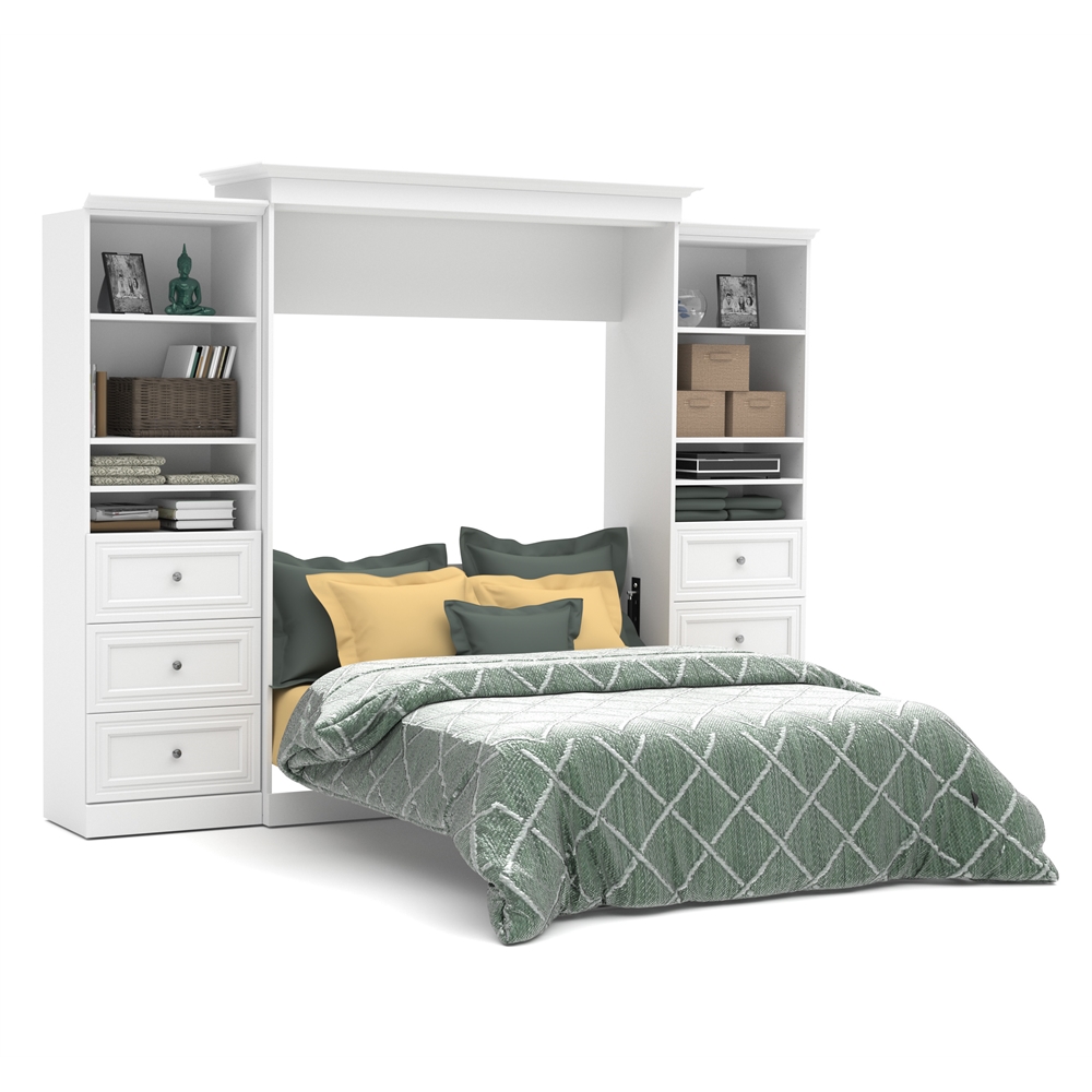 Versatile 115' Queen Wall bed kit in White. Picture 1