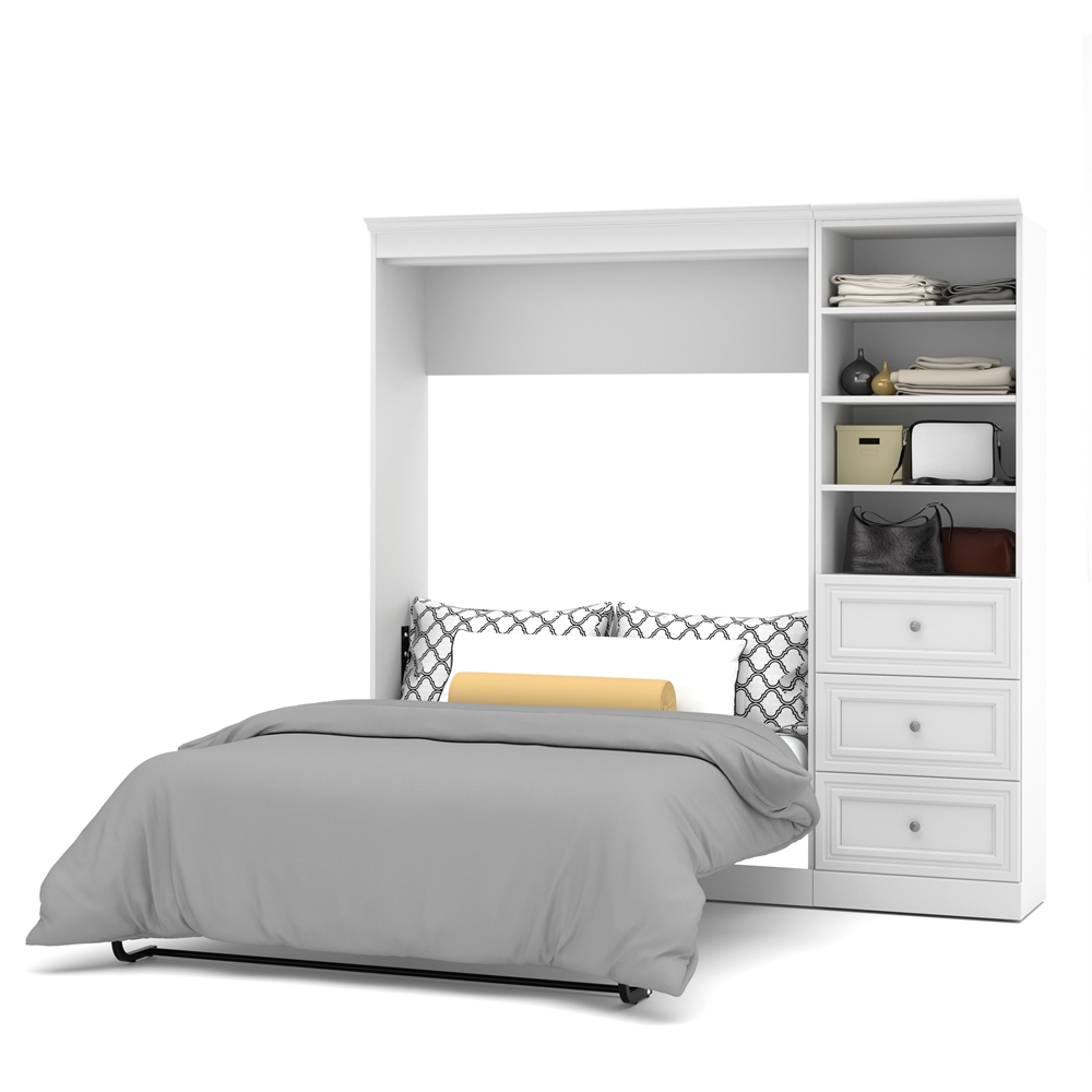 Versatile 84' Full Wall bed kit in White. Picture 1