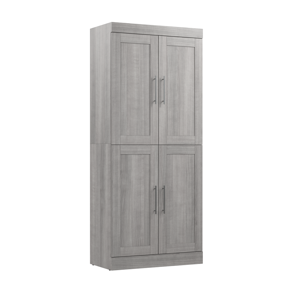 Pur 36W Closet Storage Cabinet in Platinum Gray. Picture 1