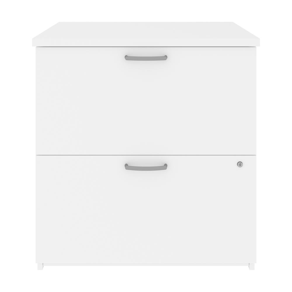 Bestar Universel 29W Lateral File Cabinet  , White. Picture 3